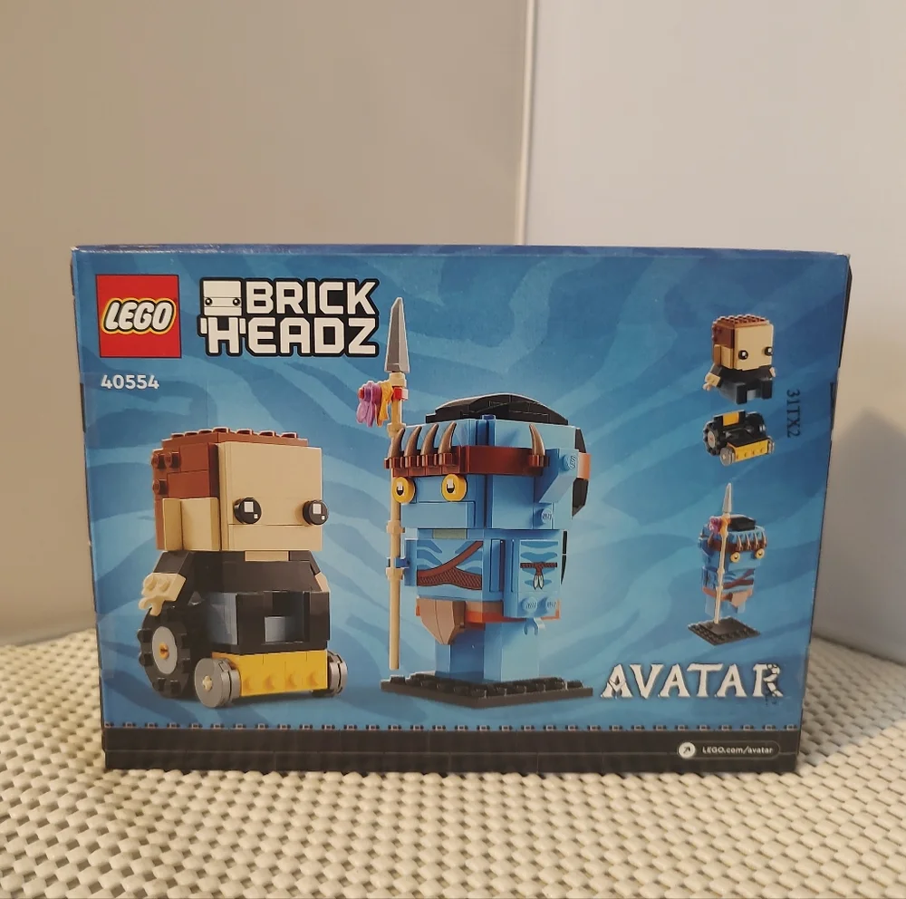 Lego 40554 Jake Sully & His Avatar Brick Headz NWT Building Toy Set